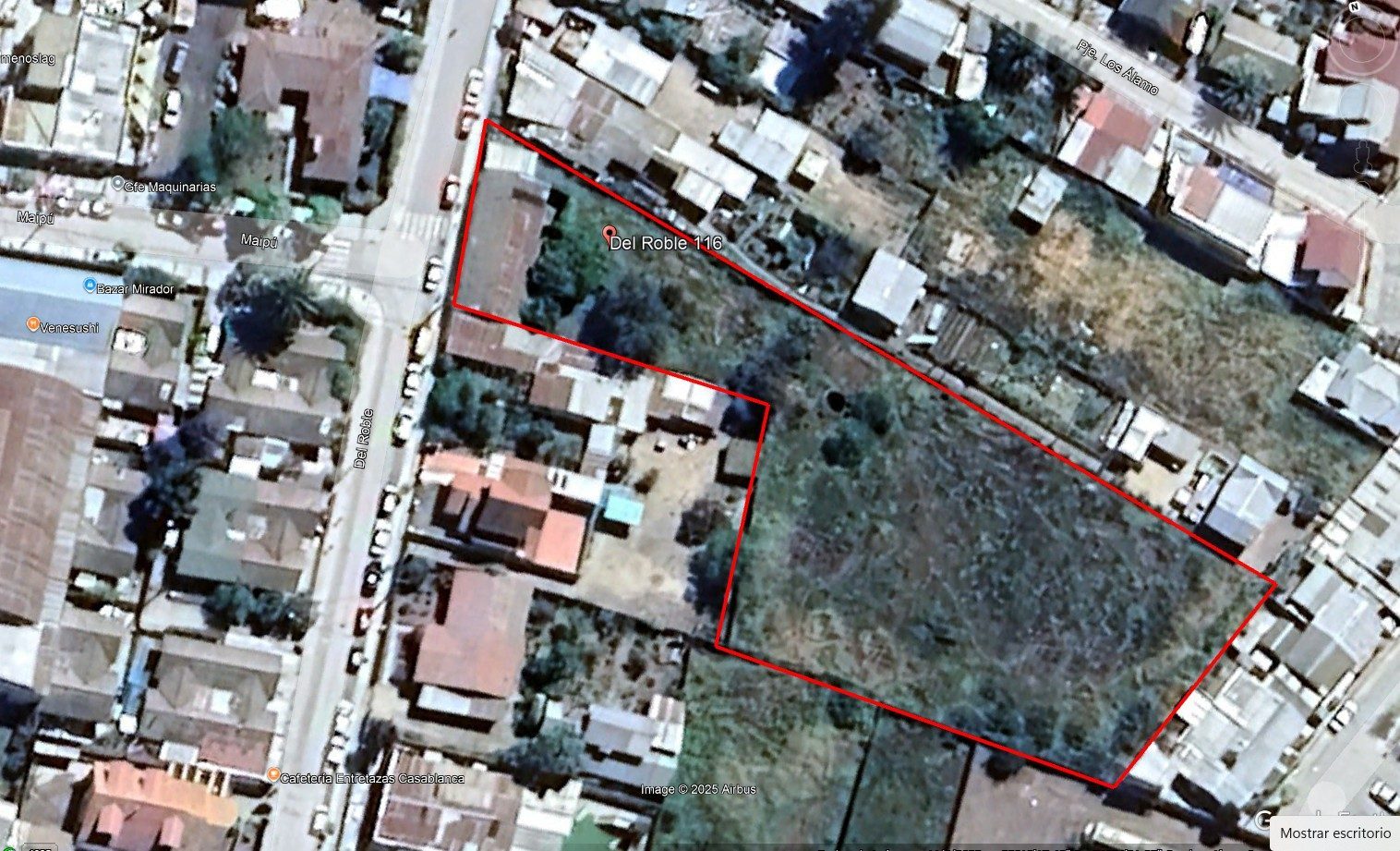 Oportunidad Inversionistas Terreno urbano de 3.790 m² en Casablanca — uso habitacional y comercial